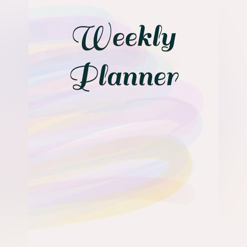 Weekly Planner Weekly Academic Planner School Planner Work Planner Calendar
